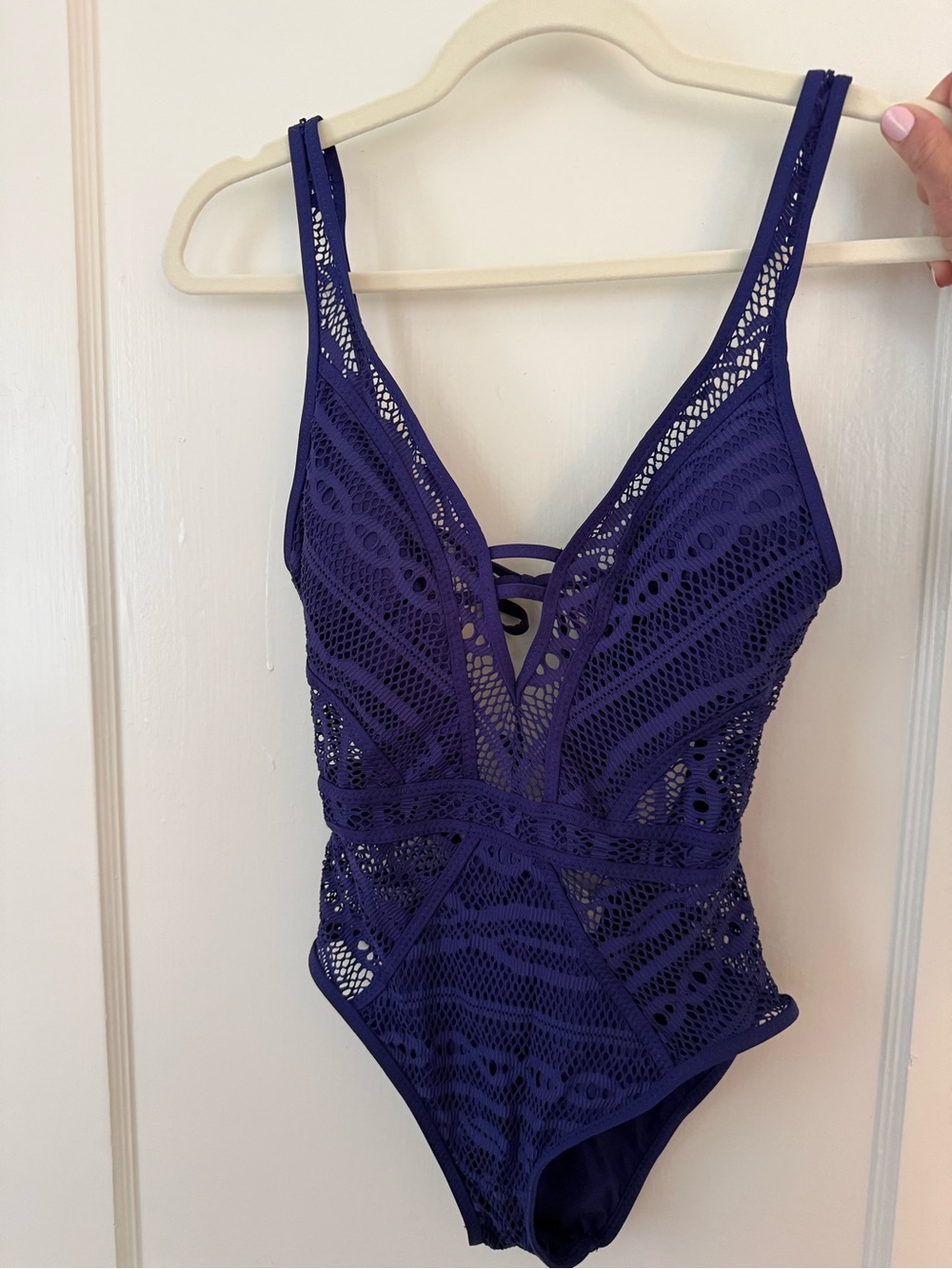 Becca by Rebecca Virtue Color Play Ladder Lunge XS one piece. NEVER WORN